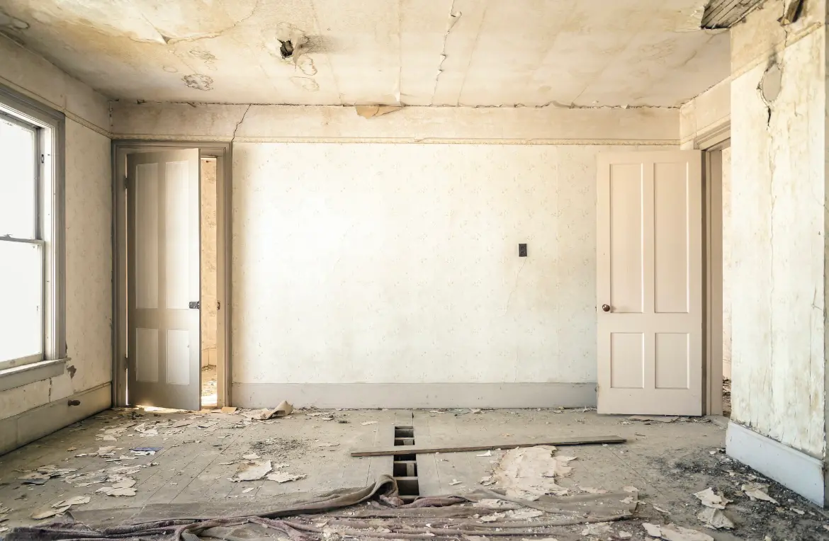 Waste disposal crew managing a cleanout project in Venus